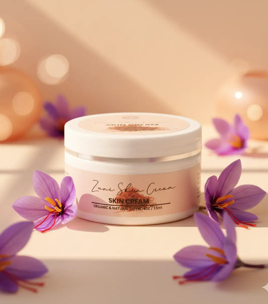 Zuni Skin Cream by DBR – Organic & Natural Saffron Moisturizer for Glowing Skin