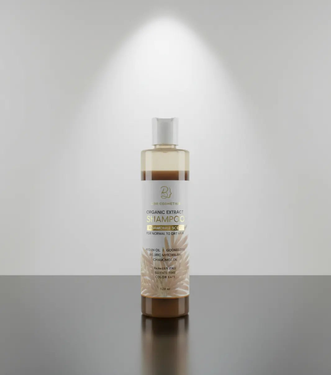 DBR Cosmetics Organic Extract Shampoo – Sulfate & Paraben Free with Argan Oil & Gooseberry (120ml) | For Normal to Dry Hair