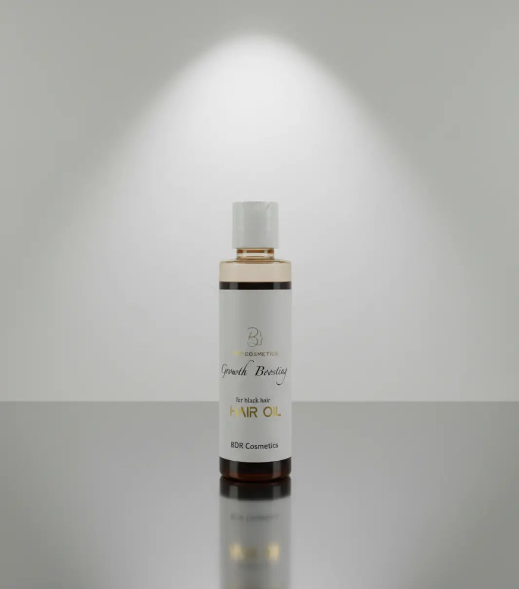 DBR Cosmetics Growth Boosting Hair Oil – For Black Hair | Restores Shine & Promotes Rapid Growth